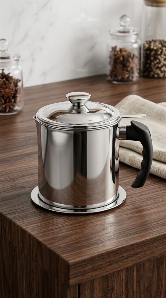 Stainless Steel Oil Filter Pot